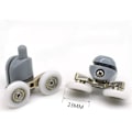 Miniatyrbillede 5 af 5: REMAKE 8-pak dobbelt brusdørruller 23 mm diameter badeværelsesreservedele