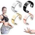 Miniatyrbilde 2 av 5: Lymfedreneringsring 4-pakke Farsdaggaver Lymfedrenerings terapeutisk magnetisk ring