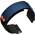 Pikkukuva 1 / 2: Nyloninen kellon ranneke Garmin Fenix 8/7X Pro/5X 6X -kelloon, sininen