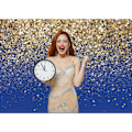Miniatyrbilde 5 av 5: 8X6FT Kongeblå Glitter Bakgrunn Bursdagsbakgrunn Gullflekker Bokeh Bakgrunn Bryllup Prom Graduation Fotografi Bakgrunn Godt Nytt År Bakgrunn