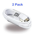 Miniatyrbilde 3 av 3: 2-pak Samsung Original Ladeledning USB-C Hurtiglading Hvit
