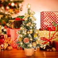 Miniatyrbild 5 av 5: /#/40CM Liten Julgran Med Ljus Mini Skrivbordsdekoration Gran/#/