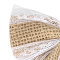 Miniatyrbillede 4 af 5: 10 stk Burlap Båndbue Rynket Bue Håndlavet Håndværk Julegave Bryllup Dekoration