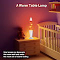 Miniatyrbillede 2 af 4: Orange futuristisk lava lampe med switch