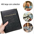 Pikkukuva 3 / 5: Kolikkokirja 480 taskulla, nahkainen kolikkokirja, Paris Mint Binder