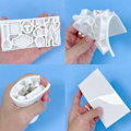 Miniatyrbillede 3 af 5: Kreativ Bokser Formet Fondant Kage Silikonform Bageri Choco