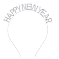 Miniatyrbilde 1 av 5: Julebånd med julekrystaller, Happy New Year-bånd, krystalljulekrone, festpynt