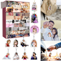 Miniatyrbillede 5 af 5: Julekalender med Taylor Swift The Eras Tour Vedhæng og nøgleringe 24 dages nedtællingskalender Adventskalender 2024 GJ185-003