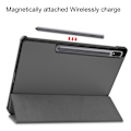 Pikkukuva 3 / 9: INF Samsung Galaxy Tab S7 Plus/FE/Lite Kolminkertainen suojakotelo PU-nahkaa/PC harmaa
