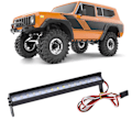 Miniatyrbild 11 av 11: RC Ljusramp 15 LED Lampor 1/10 Simulerings RC Crawler Aluminium Legering LED Universal Takljusramp