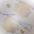 Miniatyrbillede 3 af 5: REMAKE Guld Metallic Coasters & Underlag 12 stk Matchende, Lamineret Vin