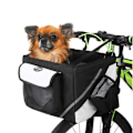 Miniatyrbillede 2 af 5: Cykelkurv til hund/kat, Hundekurv, Hundebed - Hundehus Sort