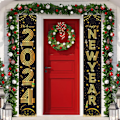 Miniatyrbild 2 av 5: Julgransbanner för utomhus - Gott Nytt År, God Jul