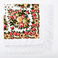 Miniatyrbilde 5 av 10: Blomster skjerf i etnisk stil 04 04 4 4