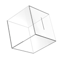 Miniatyrbillede 4 af 5: REMAKE 12cm Spargris Acryl Transparent Støvfri Terning Pengebokse Opbevaring Penge Spargris