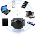 Miniatyrbilde 3 av 3: Vanntett Bluetooth-stereo høyttaler for dusj, Bluetooth-lyd