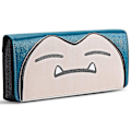 Miniatyrbilde 2 av 5: Switch-etui Kompatibelt med Nintendo Switch og Switch Oled, Søtt Reiseetui i Lær med Spillholder - Snorlax Blå