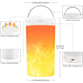 Miniatyrbillede 4 af 5: REMAKE LED flammelampe, USB genopladelig flamme natlampe, vandtæt