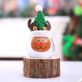 Miniatyrbild 4 av 4: Jultomte Bollpynt Julhängande boll med lampor Julgranspynt