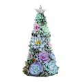 Miniatyrbild 2 av 5: Succulent Julgran, Juldekoration för inomhusbord, Julgranshartsborddekorationer