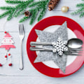Miniatyrbild 5 av 5: Paket med julbesticksaskar Juldekorationer Julgran Bestickshållare Påse Juldekorativt Servis