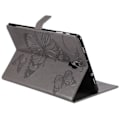 Miniatyrbillede 5 af 5: Samsung Galaxy Tab A 10.5 Læderetui med Butterfly Print - Grå Sølvgrå