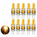 Miniatyrbild 1 av 5: 10 st G4 LED-lampor 6W Varmvit Dimbar COB Stiftbas AC/DC 12V