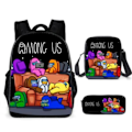 Miniatyrbild 1 av 5: Ryggsäck Among Us Skolväska 3-pack