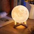 Miniatyrbild 1 av 5: REMAKE Lampa - Månlampa - 15cm - Justerbar färg multifärg 15cm