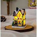 Miniatyrbillede 1 af 3: Julehus med Lys, Kerstdorp, Juleby, Hjemmedekoration, Julegaver, Julepynt, Nytår 2022, Natale, Navidad, Noel