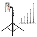 Miniatyrbillede 1 af 11: INF Mobiltelefonholder / kamerastativ selfie stick tripod (45-160 cm)