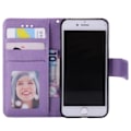 Miniatyrbillede 5 af 5: iPhone 7/8/SE (2020/2022) - Mandala Wallet Case - Lilla Lilla Lilla