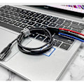 Miniatyrbillede 3 af 3: 4-i-1 Opladerkabel Datalinje 3A Ledning til iPhone Samsung Android Micro-USB Lightning Port