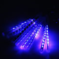 Miniatyrbillede 2 af 4: 20/30/50cm LED Regnlys Meteor Julepynt Blå 30 cm Blue