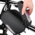 Miniatyrbillede 4 af 5: Wozinsky cykelrammepose med mobiltelefonholder 1,5L - Sort