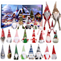 Miniatyrbillede 2 af 5: REMAKE Julemandens Adventskalender Julemandens Plyslegetøjs Adventskalender Sjov Nedtællingskalender 24 Dages Nedtælling Julepynt Julemandsdumme Samleobjekt A