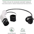 Miniatyrbilde 4 av 4: REMAKE Tech-Protect 35W PD 2x USB-C Vegglader Hvit