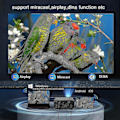 Miniatyrbilde 5 av 5: 4k projektor 7500 lumen 1080p 3d led mini wifi video hjemmekinosystem Dz(svart)-Yvan
