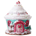 Miniatyrbilde 1 av 5: Pepperkakehus Pynt Juletrær Ornament med Slott Godteri Tre