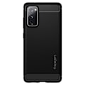 Pikkukuva 5 / 5: REMAKE Samsung Galaxy S20 FE - Spigen Rugged Armor - Mattamusta