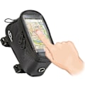 Miniatyrbilde 1 av 5: tectake Sykkelveske for smarttelefoner - 20,5 x 10 x 10,5 cm Svart