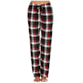 Miniatyrbillede 3 af 5: REMAKE Mænds Bløde Flanel Plaid Pyjamasbukser Sort S