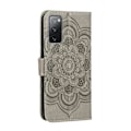 Miniatyrbillede 2 af 4: Samsung Galaxy S20 FE - Mandala Læder Cover - Grå Grå