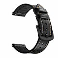 Miniatyrbild 6 av 8: Armband Samsung Gear S3 Classic, Frontier, Galaxy Watch 22 mm Läder Svart