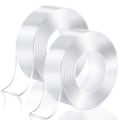 Miniatyrbillede 2 af 5: 2-pak 3m dobbeltsidet transparent nanotape sort