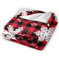 Miniatyrbillede 5 af 5: Juleplaid Julepynt Sort Rød Buffalo Plaid