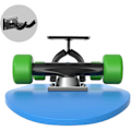 Miniatyrbild 3 av 5: 2-pack skateboard väggfäste, gitarr fyrkantig krok