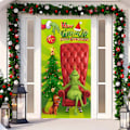 Pikkukuva 2 / 5: Jouluovikehyksen Merry Christmas Grinchmas -fontti Verannan kyltti Talvi Uusi vuosi Joulu Joulu Kotijuhlat Koristeet ja tarvikkeet