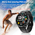 Miniatyrbillede 2 af 5: INF Smartwatch med pulsmåler, iltmætning, blodtryksmåler og søvnmonitor