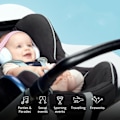 Miniatyrbillede 4 af 7: Babyøretelefoner til babyer og småbørn op til 36 måneder - støjreducerende øretelefoner - mod høreskader og forbedrer søvn